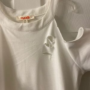 Cold shoulder sweatshirt